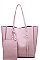 LUXURY CHLOE FAUX LEATHER TOTE WITH COIN PURSE JY-17663ML