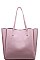 LUXURY CHLOE FAUX LEATHER TOTE WITH COIN PURSE JY-17663ML