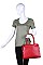LUXURY JULIETTE FAUX LEATHER SATCHEL BAG JY-17727ML