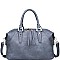 LUXURIOUS VEGAN LEATHER EMMERSON LONG STRAP SATCHEL BAG JY17798