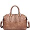 LUXURIOUS VEGAN LEATHER EMMERSON LONG STRAP SATCHEL BAG JY17798