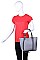 STYLISH TERI DOUBLE STRAP TOTE BAG JY-17981