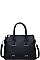LUXURY VERONA FAUX LEATHER SATCHEL WITH LONG STRAP JY-18019ML