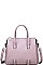 LUXURY VERONA FAUX LEATHER SATCHEL WITH LONG STRAP JY-18019ML