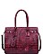 LUXURY SPEARS CROC VEGAN SATCHEL JY-18048