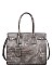 LUXURY SPEARS CROC VEGAN SATCHEL JY-18048