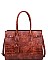 LUXURY SPEARS CROC VEGAN SATCHEL JY-18048