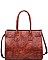 LUXURY SPEARS CROC VEGAN SATCHEL JY-18048