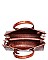LUXURY SPEARS CROC VEGAN SATCHEL JY-18048