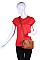 LUXURY HEATH SMOOTH VEGAN CROSSBODY BAG JY-18058