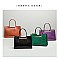 2 IN 1 CROCODILE PATTERN SATCHEL SET