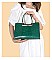 2 IN 1 CROCODILE PATTERN SATCHEL SET