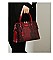 Patent Embossed Crocodile Dome Quality Satchel