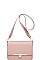 LUXURY HERMIONE SMOOTH VEGAN CROSSBODY BAG JY-18116