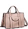 CLASSIC ROCKEFELLER SATCHEL BAG WITH LONG STRAP JY-18121ML
