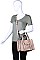 CLASSIC ROCKEFELLER SATCHEL BAG WITH LONG STRAP JY-18121ML