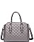 STYLISH QUILTED VEGAN LEATHER LUXURY CLAYTON SATCHEL BAG WITH LONG STRAP JY-18216