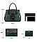 3 IN 1 CROCODILE PATTERN SATCHEL CLUTCH SET