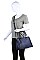 ELEGANT AMANDA SATCHEL WITH LONG STRAP JY-18237ML