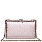 LUXURY DIANA SEQUINED BOX CLUTCH WITH SLING CHAIN JY-18391