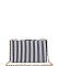 LUXURY MALTA STRIPED BOX CLUTCH BAG WITH CHAIN JY-18603S