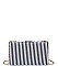 LUXURY MALTA STRIPED BOX CLUTCH BAG WITH CHAIN JY-18603S