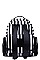 LUXURY LAUREL STRIPED VEGAN BACKPACK JY-18735