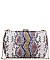 Fashionable Urban expression Snake Skin Clutch JP18836