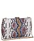 Fashionable Urban expression Snake Skin Clutch JP18836