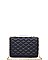 LUXURY QUILTED VIXEN BOX CLUTCH WITH SLING CHAIN JY-18837