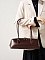 Fashion Top Handle Baguette Shoulder Bag