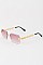 Pack of 12 LINK CHAIN Rimless Square Sunglasses