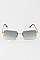 Pack of 12 LINK CHAIN Rimless Square Sunglasses