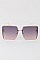 Pack of 12 Rimless Bolted Butterfly Sunglasses