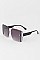 Pack of 12 Rimless Bolted Butterfly Sunglasses