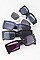 Pack of 12 Multi Tinted Box Sunglasses Set