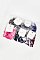 12 pcs Multi Bead Embedded Scrunchie Set
