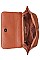 SUEDE FRONT CROSSBODY BAG