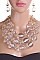 Posh Jumbo Acrylic Beads Layer Necklace Set LA-CN1937