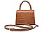 LUXURY MODERN CROC TALIA FAUX LEATHER CROSSBODY BAG