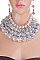 Classy Bold Pearls Statement Necklace LA-CN1973