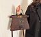 Two-Tone Ostrich Satchel / Crossbody Bag