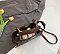 Two-Tone Ostrich Satchel / Crossbody Bag