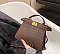 Two-Tone Ostrich Satchel / Crossbody Bag