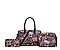 Graffiti HEART -LOVE Print 3-Pieces Set Boston Satchel - 3 IN ONE