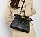 Two-Tone Ostrich Satchel / Crossbody Bag