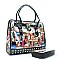 Obama Padlock Satchel Handbags With Wallet - Set