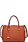 LUXURY MELINA VEGAN SATCHEL BAG WITH LONG STRAP JY-20008