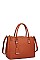 LUXURY MELINA VEGAN SATCHEL BAG WITH LONG STRAP JY-20008