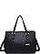 LUXURY BANYAN PEBBLED VEGAN SATCHEL BAG WITH LONG STRAP JY-20021